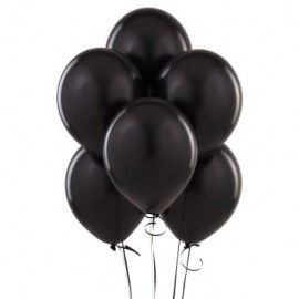 Black Latex Balloons 10pc