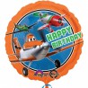 Palloncino Foil Happy Birthday Planes