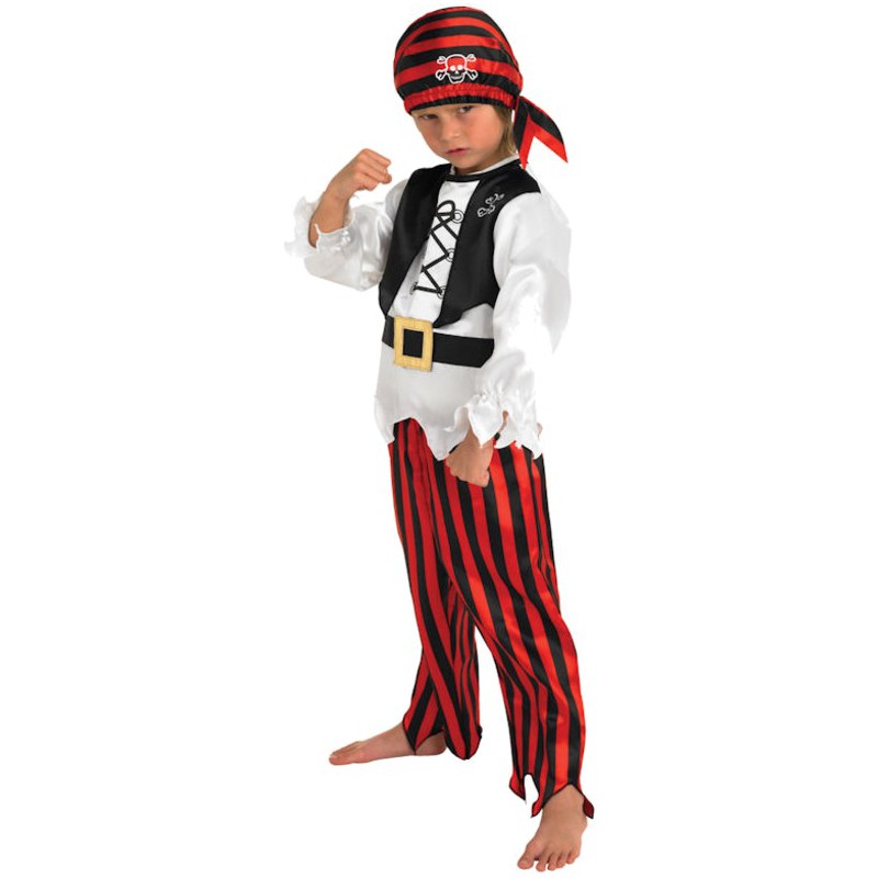 Kids GOLDEN Caraibi Pirata MAIDEN 3-10 Anni Bambina Bambino Costume
