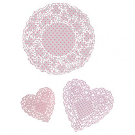 Pink n Mix Party Doilies