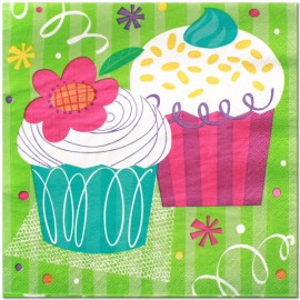 Cupcake Party Lunch Napkins