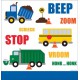 Tovaglia Plastica Traffic Jam