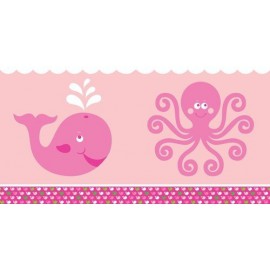 Ocean Preppy Girl Tablecloth