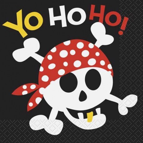 Tovaglioli Pirati Fun 33x33cm 16pz