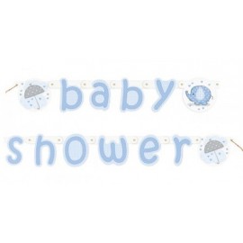 Festone Baby Shower Baby Blue