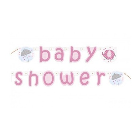 Festone Baby Shower Elefantino Azzurro
