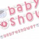 Festone Baby Shower Elefantino Rosa