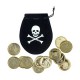 Sacchetto con monete Pirata