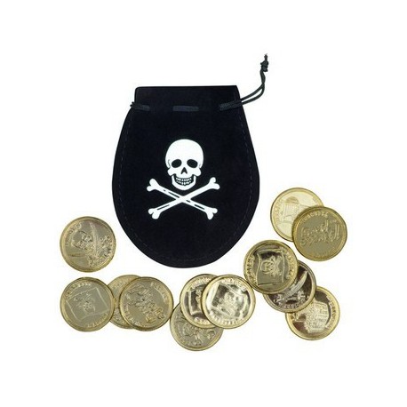 Pirate coins bag set