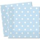 Tovaglioli Azzurro Pois Bianco