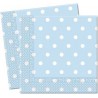 Tovaglioli Azzurro Pois Bianco