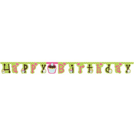 Sweet Treats Happy Birthday Banner