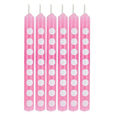 Pink Dots Candles
