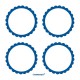 Etichette sagomate blu 20 pz