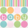 Pastel Baby Shower Lunch Napkins