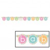 Pastel Baby Shower Banner