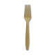 Posate Plastica Dorata 24pz