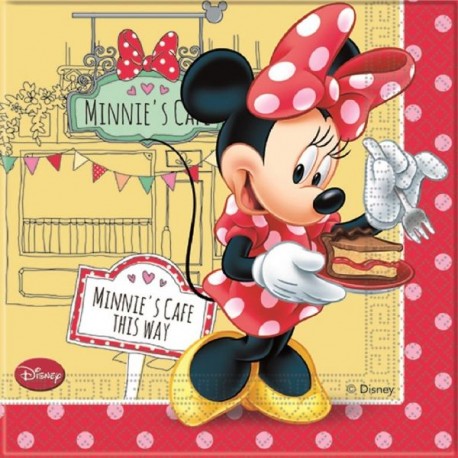 Tovaglioli Minnie Polka Dots 33x33cm 20pz