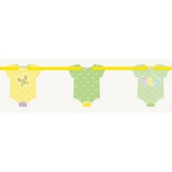 Polka Dots Baby Cutout Banner