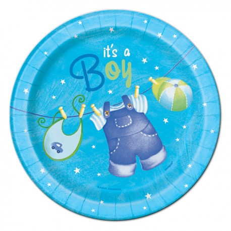Baby Blue Dessert Plates