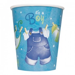 Baby Blue Paper Cups