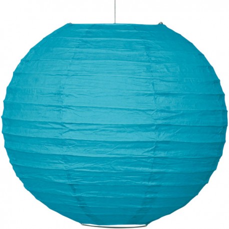 Turquoise Paper Lantern