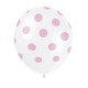 Palloncini lattice bianco a pois rosa