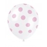 Pink Dots Latex Balloons