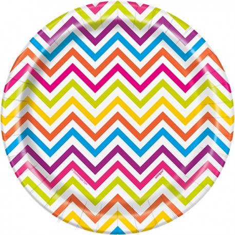 Piattini Rainbow Chevron