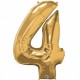 4 Gold SuperShape Foil Balloon