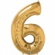 Palloncino foil gigante 6 Oro
