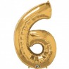 Palloncino foil gigante 6 Oro