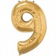 9 Gold SuperShape Foil Balloon