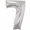 Palloncino foil gigante 7 Silver