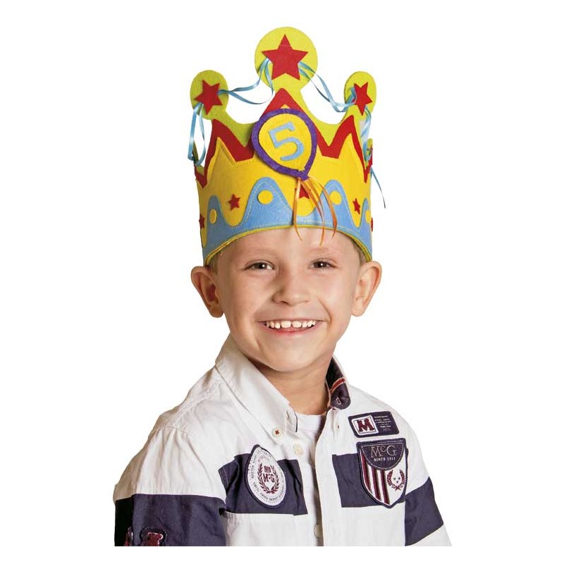 Corona di compleanno, corona di compleanno a grandezza naturale per  ragazzo, corona di primo compleanno, bambino, bambini, oro, argento, corona  ragazzo, corona personalizzata -  Italia