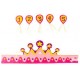 Corona in feltro 1-5 anni rosa