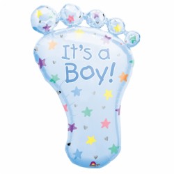 Palloncino Foil SuperShape Foot It's a Boy