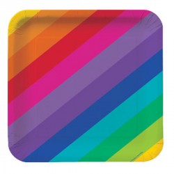 Piattini Rainbow - Festa Arcobaleno
