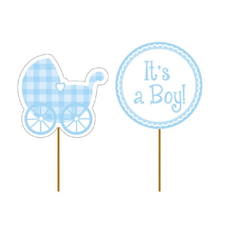 Stecchini decorati It's a Boy