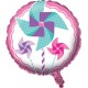Palloncino Foil Girandola Rosa