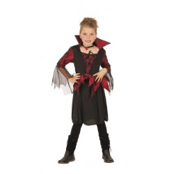 Costume Vampiressa per Halloween Bambini 7-9 anni