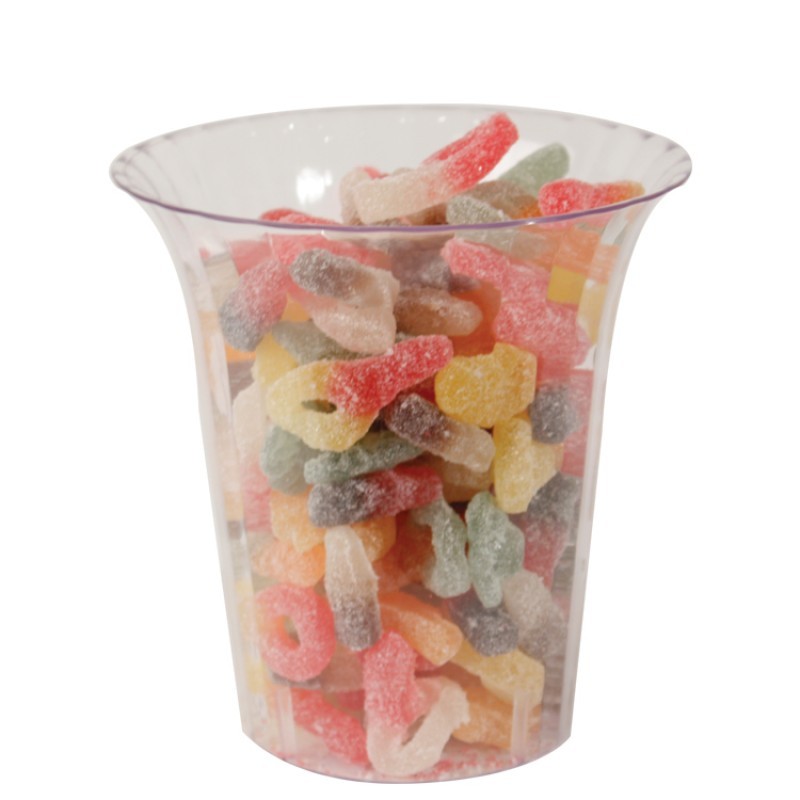 Flared Cylinder plastic Candy Container