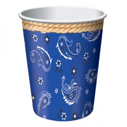 Blue Bandana Cups