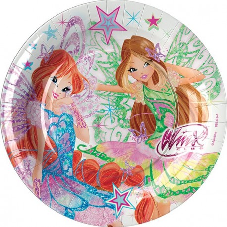 Piattini festa Winx Butterflix
