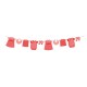 Pink Baby Clothes Garland