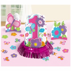 Butterfly First Birthday Table Decoration Kit