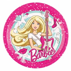 Barbie Popstar Plates