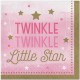 Little Star Girl Napkins - Twinkle Twinkle Little Star