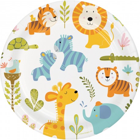 Happy Jungle Dinner Plates