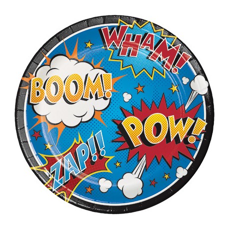 Piatti festa tema Supereroi